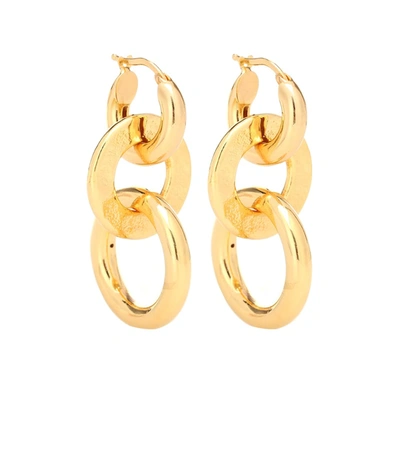 Jil Sander Gold-tone Hoop Earrings