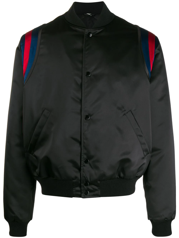 gucci bomber jacket black