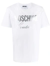 Moschino Logo Print T-shirt In White