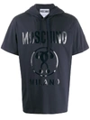 Moschino Double Question Marks T-shirt In Blue