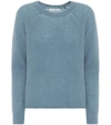 Max Mara Ciad Cashmere And Silk Sweater In Blue