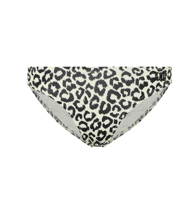 Solid & Striped The Eva Leopard-print Bikini Bottoms