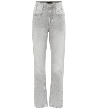 Isabel Marant Dominic High-rise Straight Jeans In Grey
