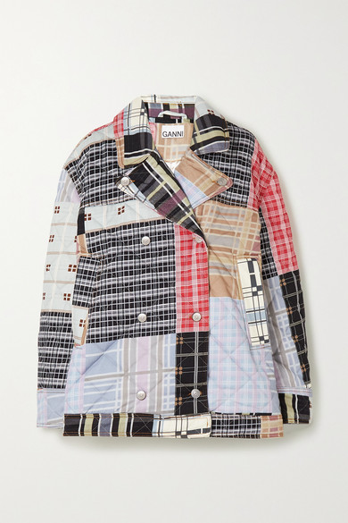 Oversized Patchwork Jacket | ModeSens