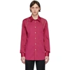 Alexander Mcqueen Double-collar And Cuff Cotton-blend Shirt In Pink