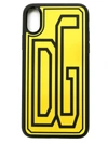 Dolce & Gabbana Iphone X/xs Logo Case In Yellow