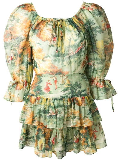 Alice Mccall Strange Dreams Playsuit In Green