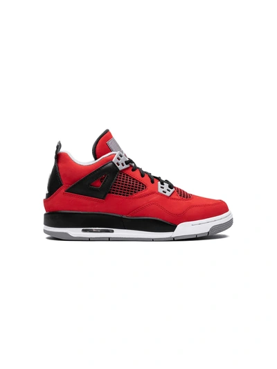 Jordan Kids' Air  4 Retro Trainers In Red