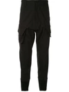 Julius Tapered Slim-fit Trousers In Black