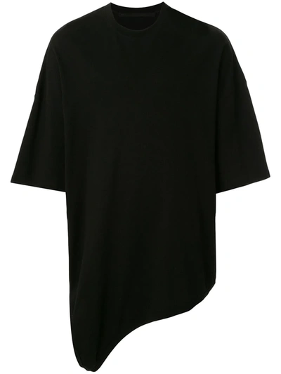 Julius Oversized Short-sleeve T-shirt In Black
