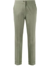 Etro Slim Fit Chinos In Green