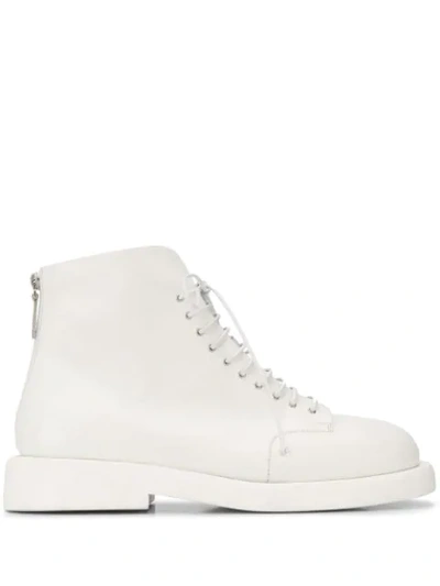 Marsèll Lace-up Boots In White