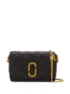 Marc Jacobs Women's The Status Naomi Leather Crossbody Bag In Black