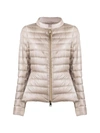 Herno Feather Down Puffer Jacket In Neutrals