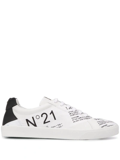 N°21 Tape Gymnic Sneakers In White
