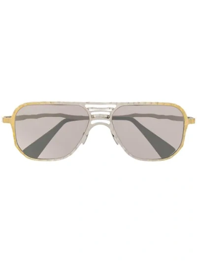 Kuboraum H54 Sunglasses In Gold