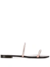 Giuseppe Zanotti Embellished Strap Sandals In Pink