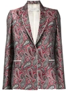 Golden Goose Paisley Pattern Suit Jacket In Red