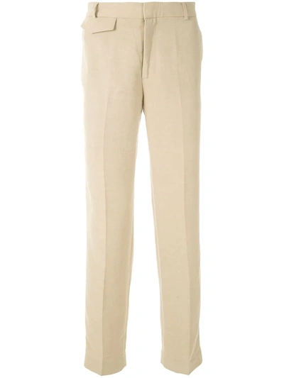 Egrey Tailored Straight Trousers In Neutrals