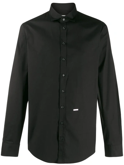Dsquared2 Formal Button-up Shirt In Black
