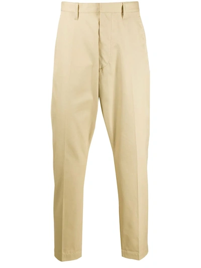 Dsquared2 Aviator Fit Chinos In Neutrals