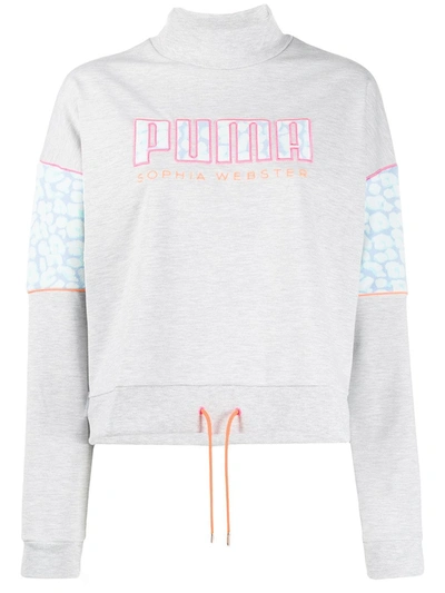 Puma X Sophia Webster Sweatshirt In Grey