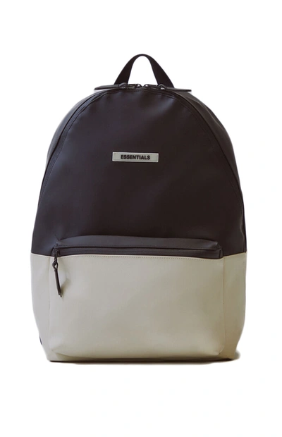 Pre-owned Fear Of God  Essentials Waterproof Backpack Black/white