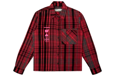 Pre-owned Off-white Mariana De Silva Shirt Red/black