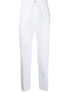 Dolce & Gabbana Mid-rise Straight Leg Chinos In White