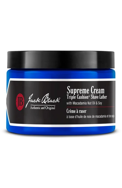 Jack Black Supreme Cream Triple Cushion® Shave Lather, 6 oz Tube