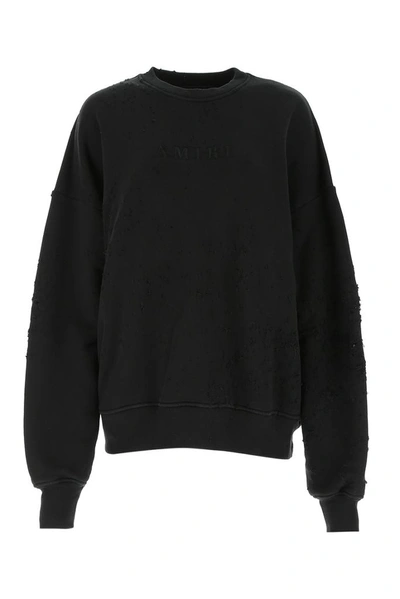 Amiri Oversize Sweatshirt In Black