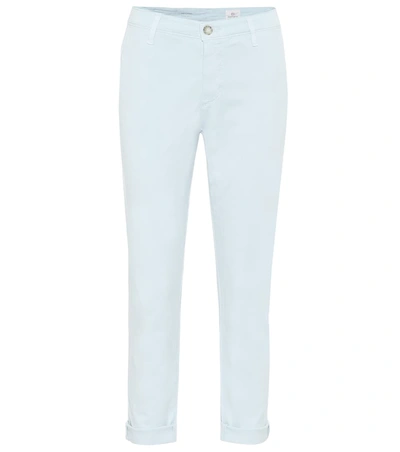 Ag Caden Chino Mid-rise Straight Jeans In Blue