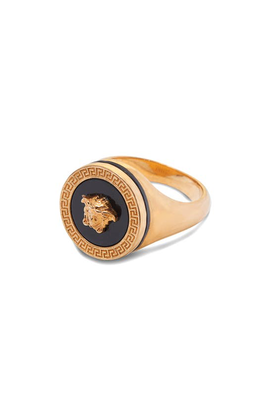 versace medusa ring men's
