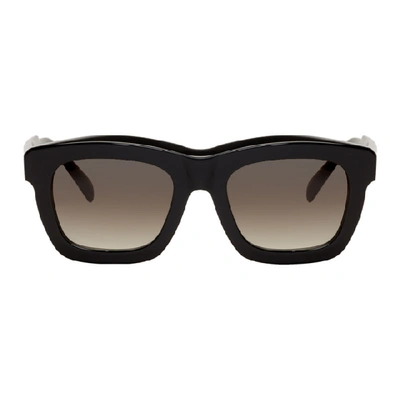 Kuboraum Black C2 Bs Sunglasses In Black Shine