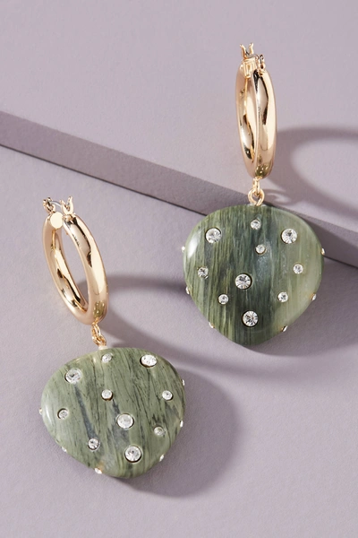 Dannijo Jasper Drop Earrings In Black