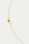 Maya Brenner 14k Yellow Gold Asymmetrical Birthstone Necklace