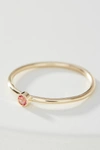 Maya Brenner 14k Yellow Gold Birthstone Ring In Pink
