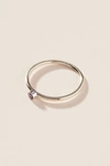 Maya Brenner 14k White Gold Birthstone Ring In Purple