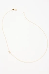 Maya Brenner 14k Gold Asymmetrical Monogram Necklace