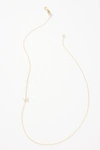 Maya Brenner 14k Gold Asymmetrical Monogram Necklace