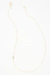 Maya Brenner 14k Gold Asymmetrical Monogram Necklace