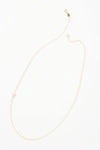 Maya Brenner 14k Gold Asymmetrical Monogram Necklace