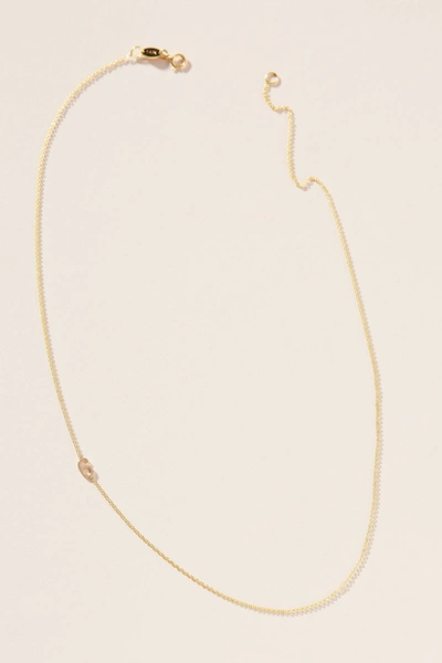 Maya Brenner 14k Gold Asymmetrical Numeral Necklace