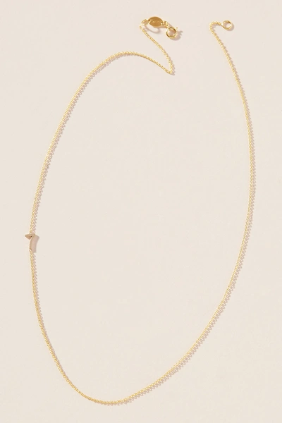 Maya Brenner 14k Gold Asymmetrical Numeral Necklace