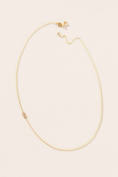 Maya Brenner 14k Gold Asymmetrical Numeral Necklace