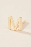 Maya Brenner 14k Yellow Gold Monogram Post Earring