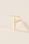 Maya Brenner 14k Yellow Gold Monogram Post Earring