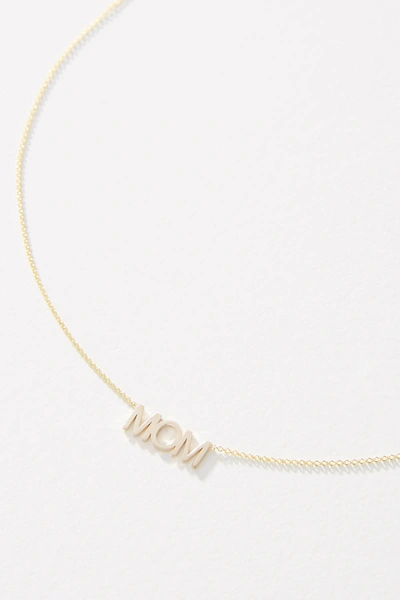 Maya Brenner 14k Gold Mom Necklace