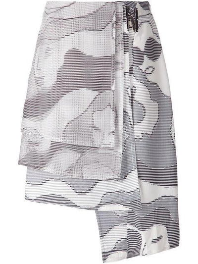 Opening Ceremony Graphic Print Skirt In Black