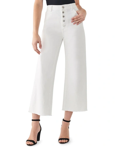 Dl Hepburn High Rise Wide Leg Jeans In Tallac